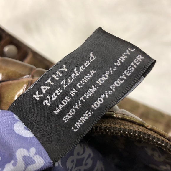 Kathy Van Zealand Large Duffle Style Weekender Shoulder Purse Satchel Bag - Picture 9 of 16